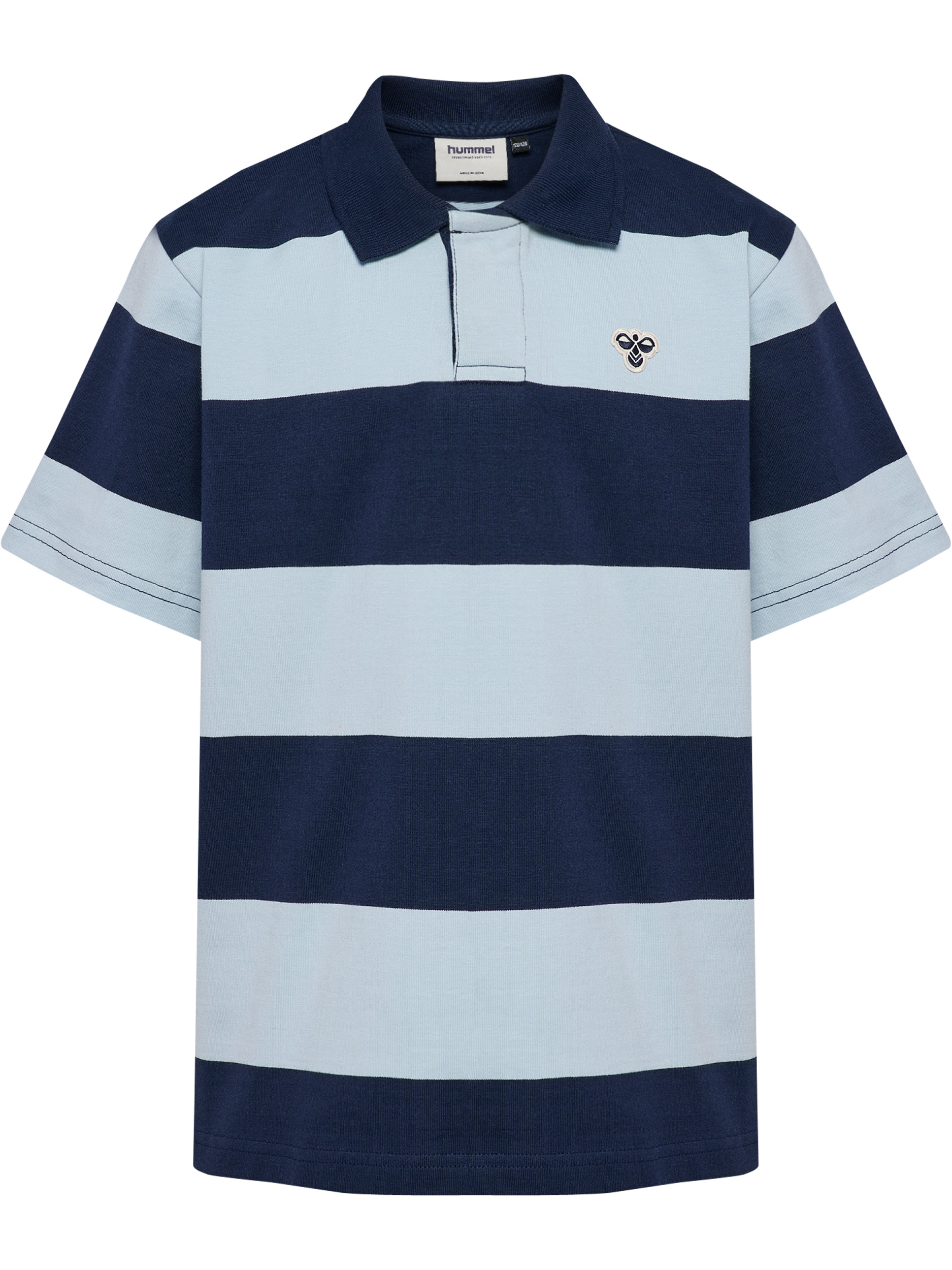hmlJR LOOSE STRIPED POLO S/S BEE
