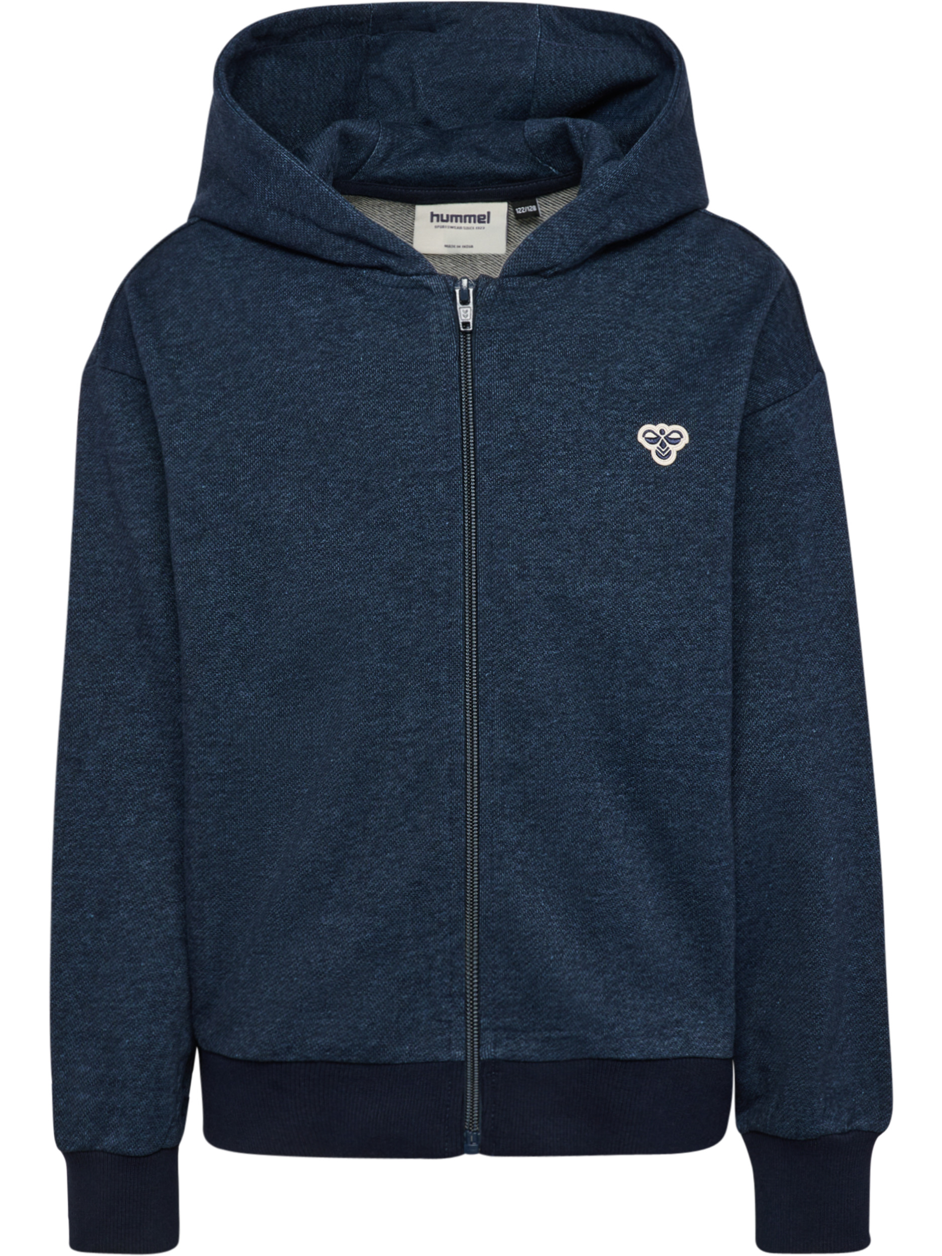 hmlJR LOOSE DNM ZIP HOODIE BEE