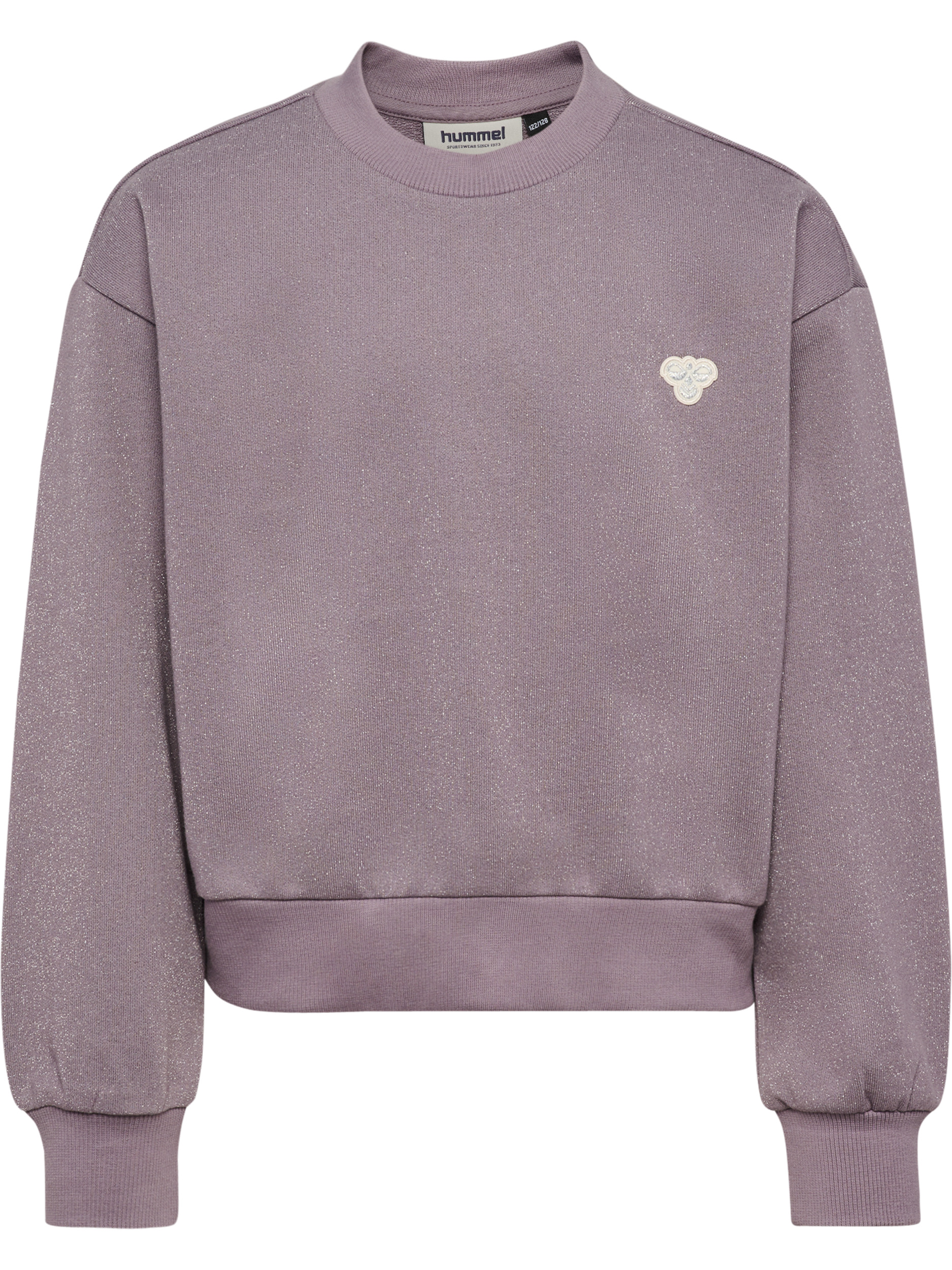 hmlJR LOOSE GLITTER CREWNECK BEE