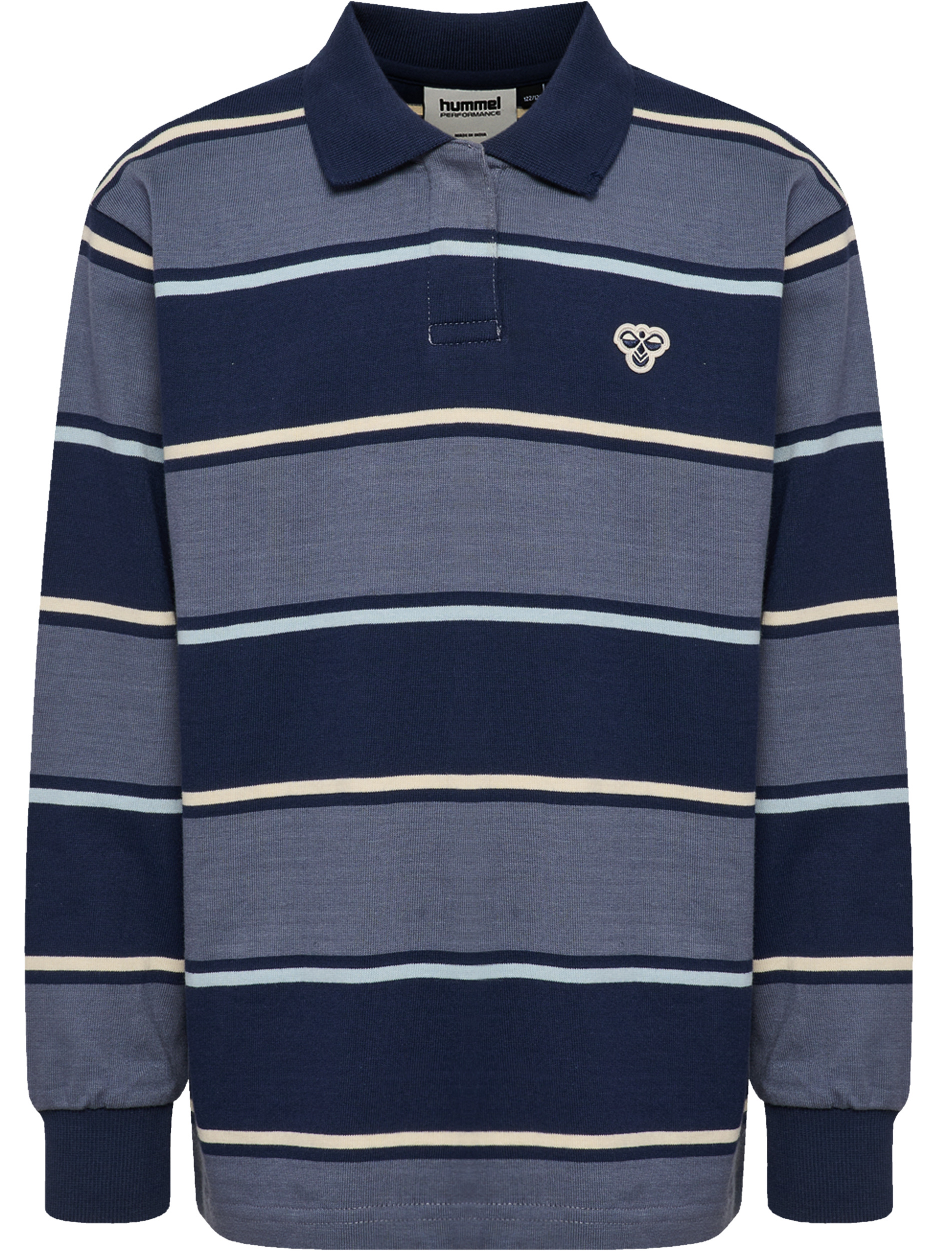 hmlJR LOOSE STRIPED POLO L/S