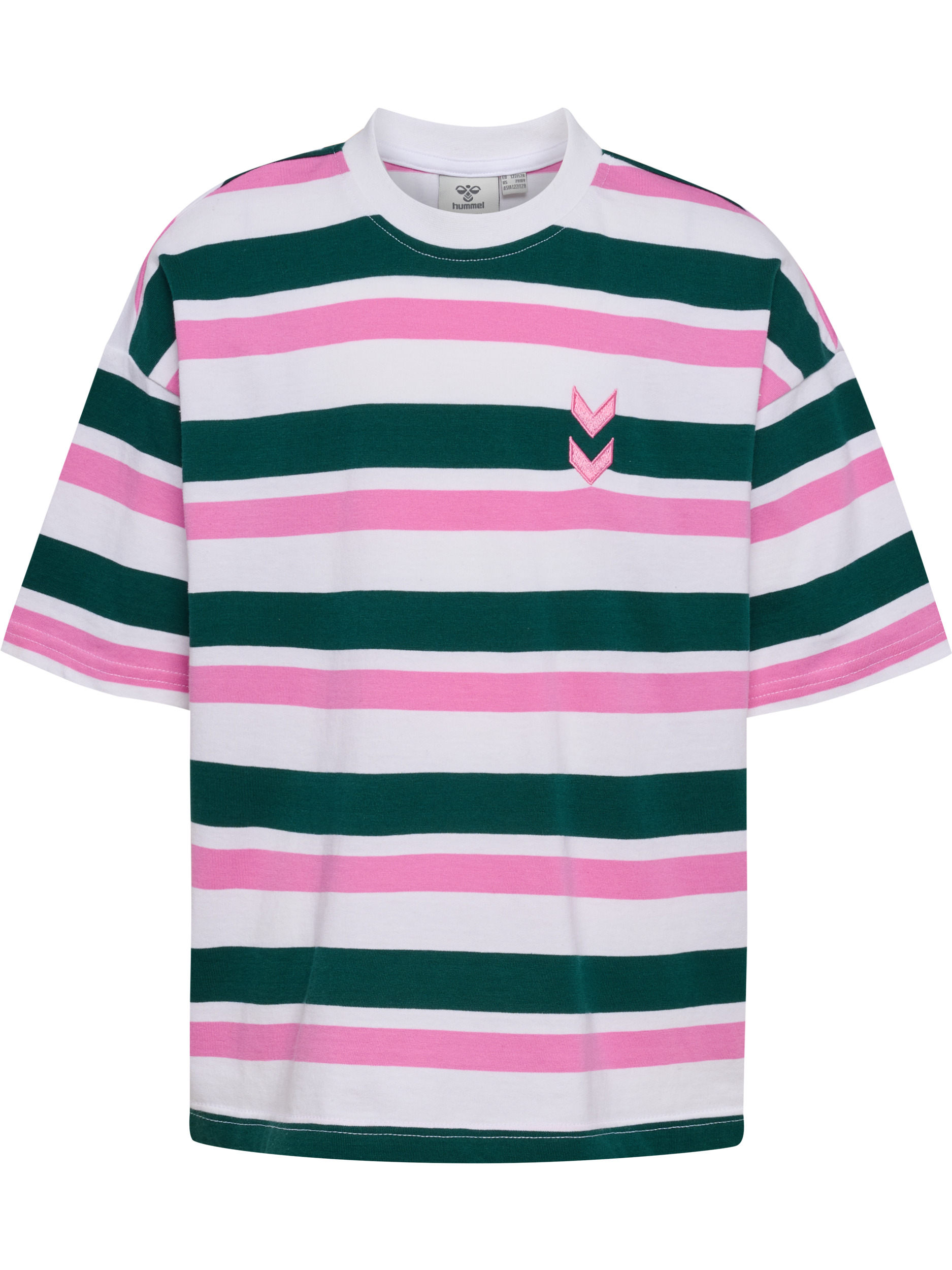 hmlJR SILLY S/S BOXY T-SHIRT STRIPE