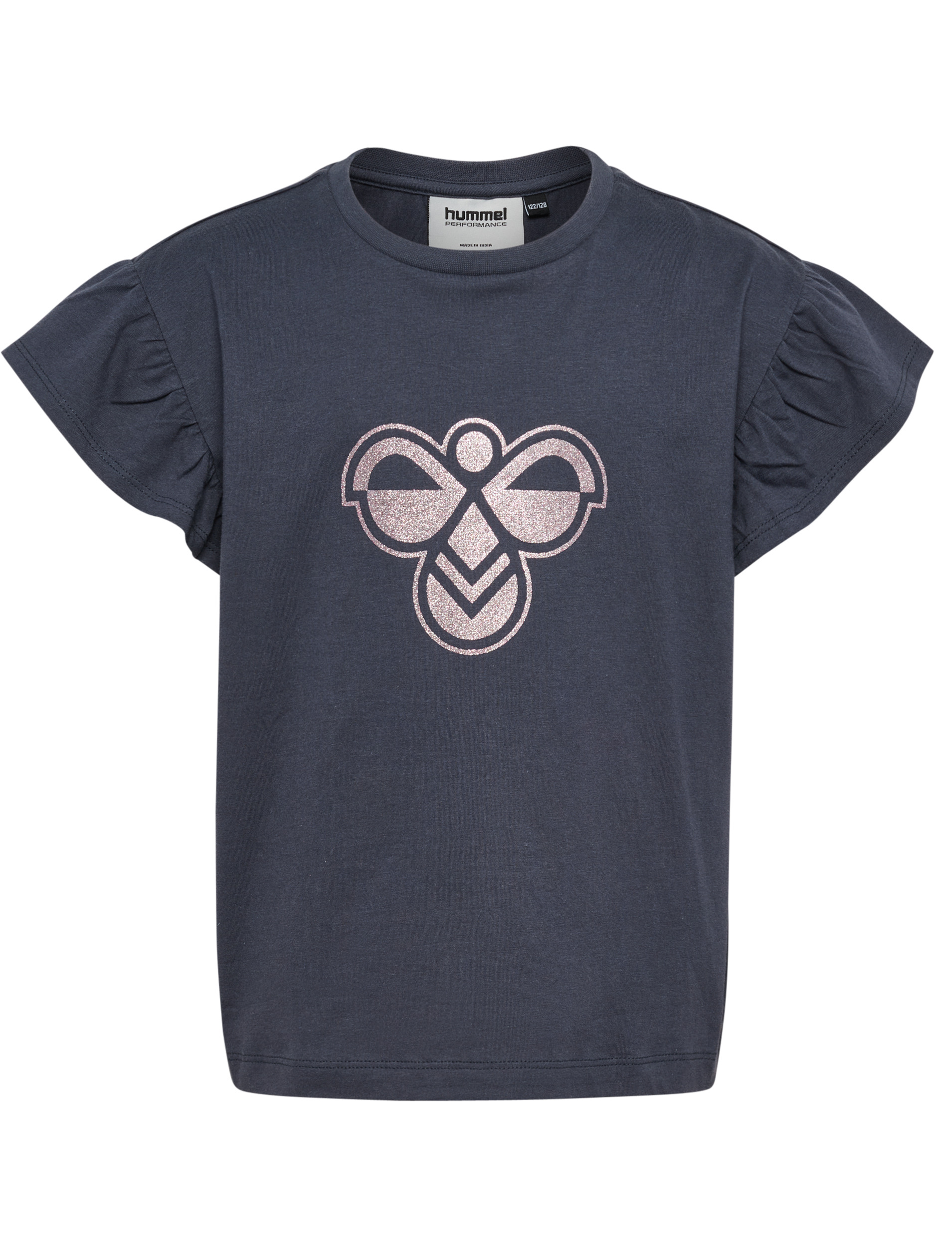 hmlJR RUFFLE T-SHIRT SS BIG BEE